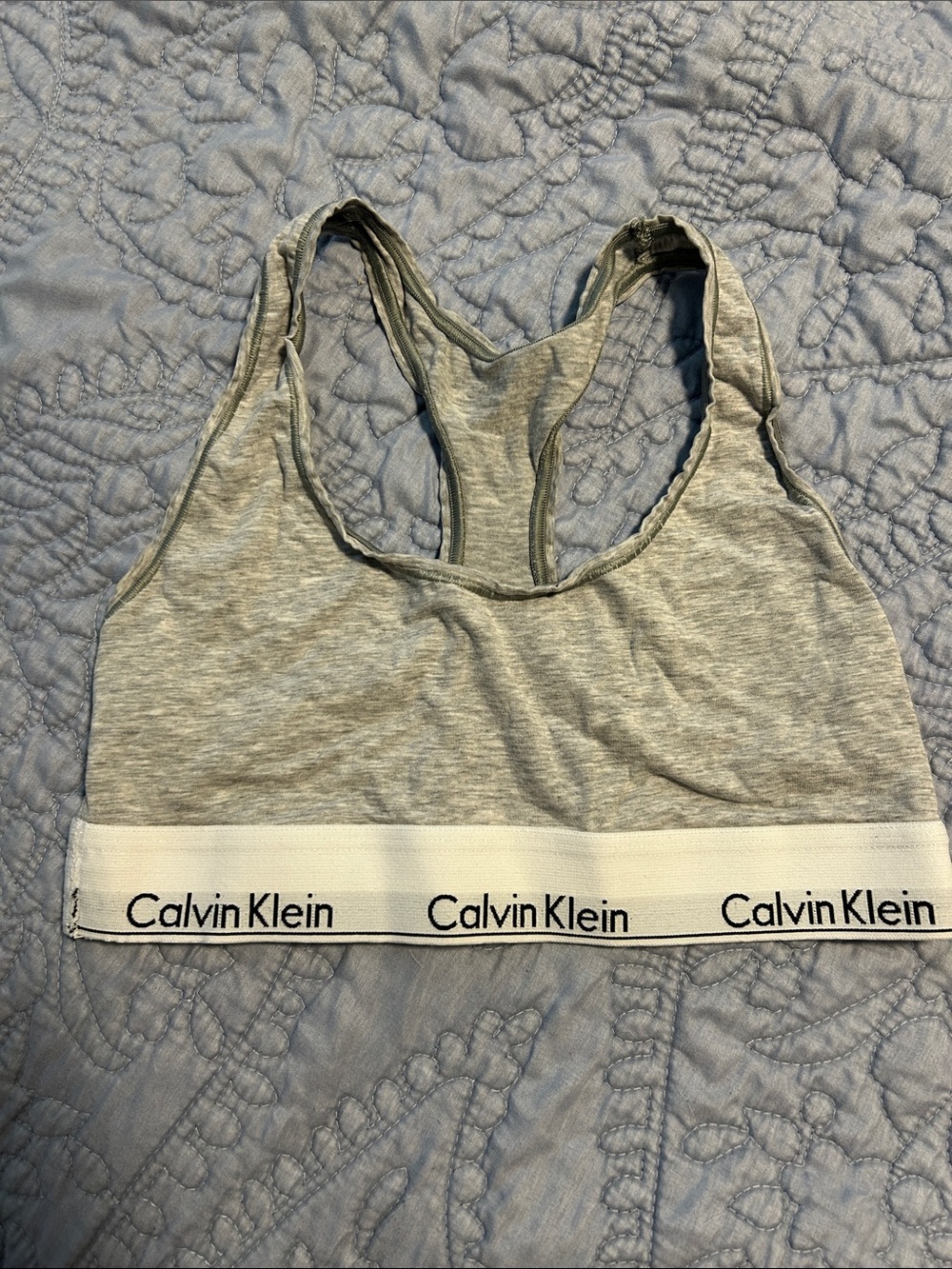 Calvin Klein Grey Sports Bra